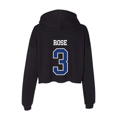 FGCU - NCAA Baseball : Jaden Rose - Women's Crop Fleece Hoodie-1
