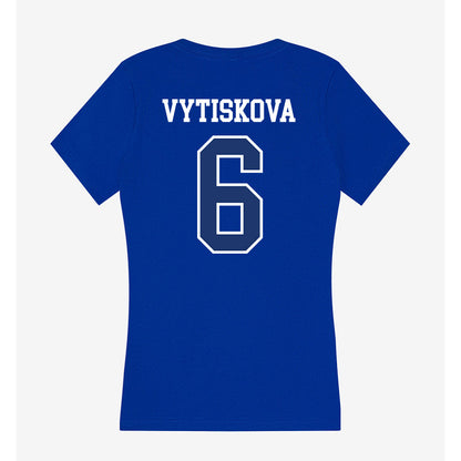 FGCU - NCAA Women's Volleyball : Eliska Vytiskova - Women's V-Neck T-Shirt-1