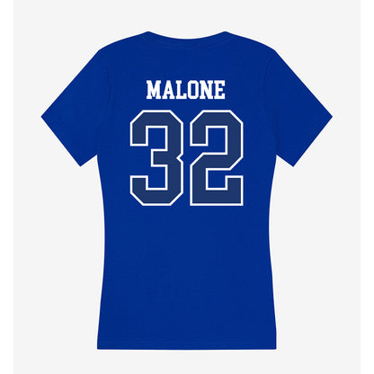 FGCU - NCAA Men's Basketball : Isaiah Malone - Women's V-Neck T-Shirt-1