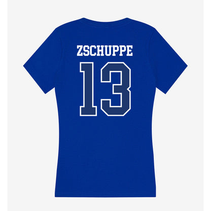 FGCU - NCAA Women's Soccer : Erika Zschuppe - Women's V-Neck T-Shirt-1