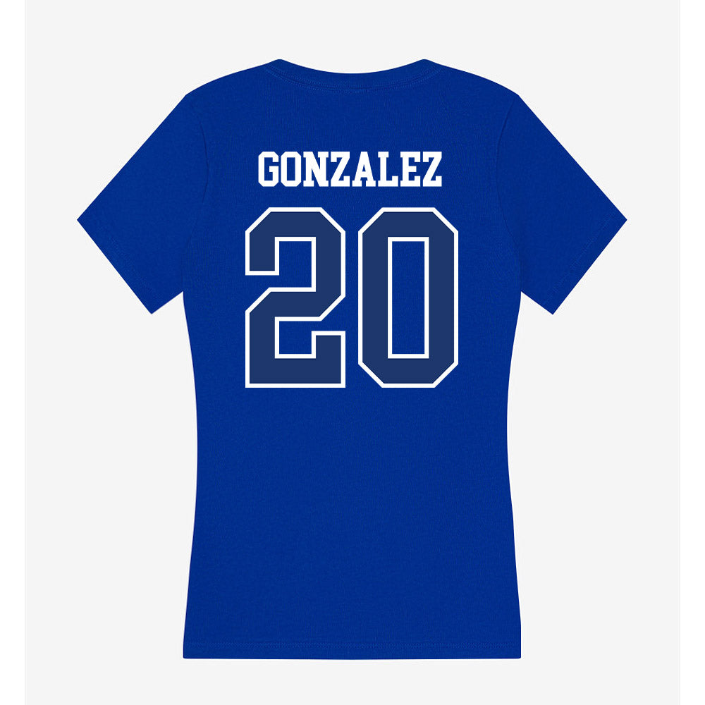 FGCU - NCAA Baseball : Brandyn Gonzalez - Women's V-Neck T-Shirt-1
