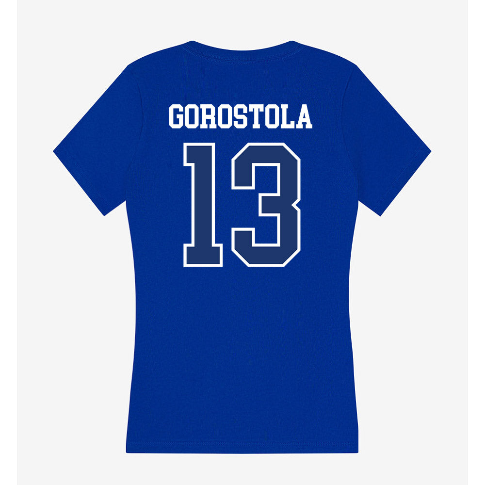 FGCU - NCAA Baseball : Javier Gorostola - Women's V-Neck T-Shirt-1
