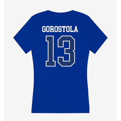 FGCU - NCAA Baseball : Javier Gorostola - Women's V-Neck T-Shirt-1