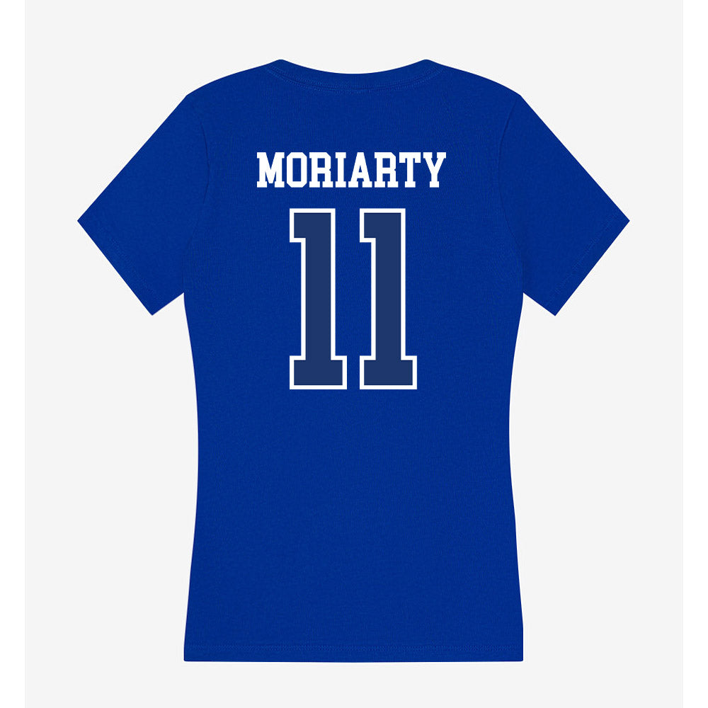 FGCU - NCAA Beach Volleyball : Vanessa Moriarty - Women's V-Neck T-Shirt-1