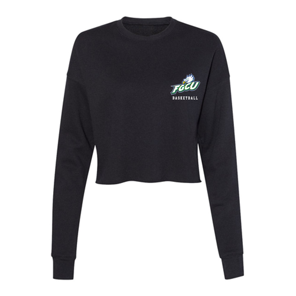 FGCU - NCAA Women's Basketball : Karina Gordon - Women's Cropped Crew Fleece-0