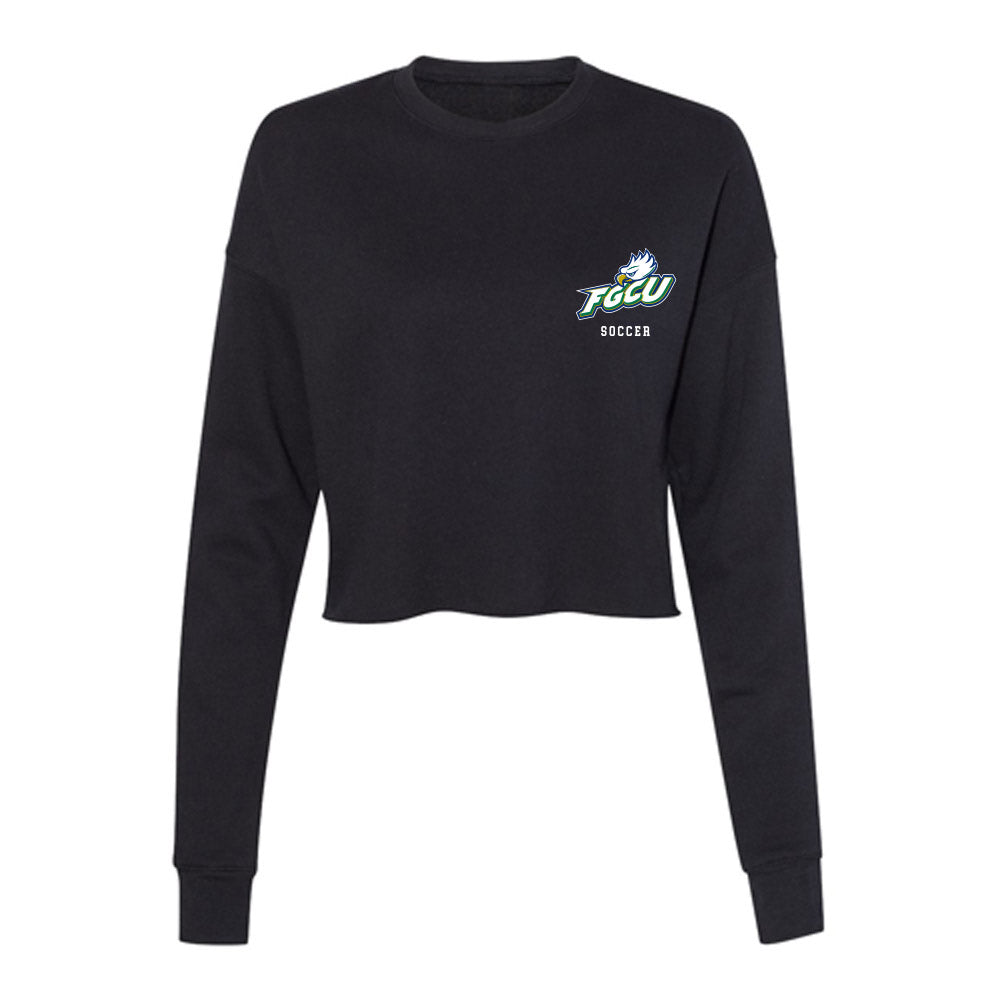 FGCU - NCAA Men's Soccer : Jose Bustamante - Women's Cropped Crew Fleece-0