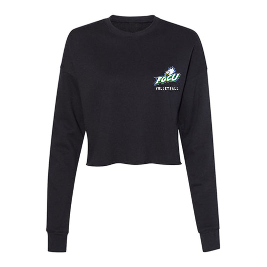 FGCU - NCAA Men's Volleyball : Anna Marzella - Women's Cropped Crew Fleece-0