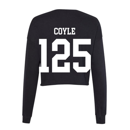 UNK - NCAA Wrestling : Caleb Coyle - Women's Cropped Crew Fleece-1