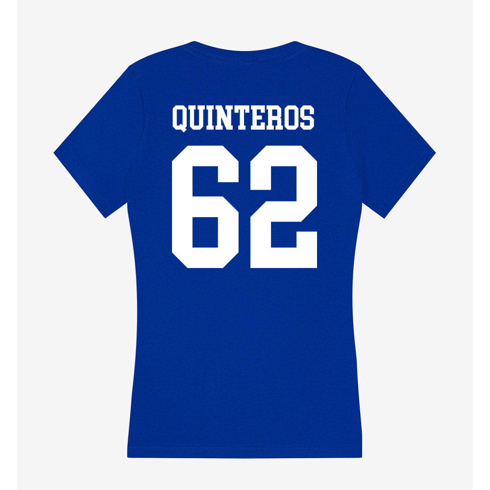 UNK - NCAA Football : Kenny Quinteros - Women's V-Neck T-Shirt-1
