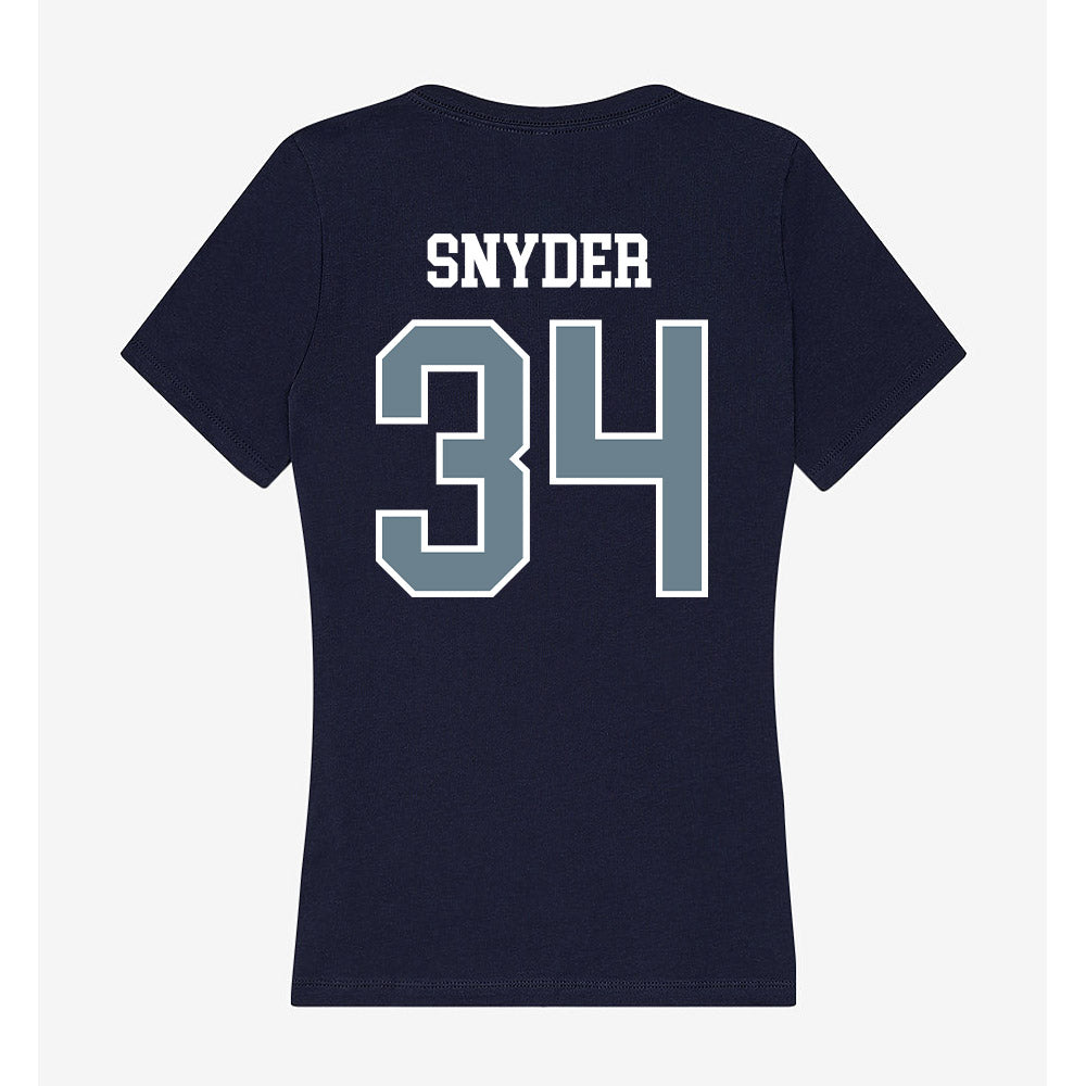Howard - NCAA Men's Soccer : Josh Snyder - Women's V-Neck T-Shirt-1