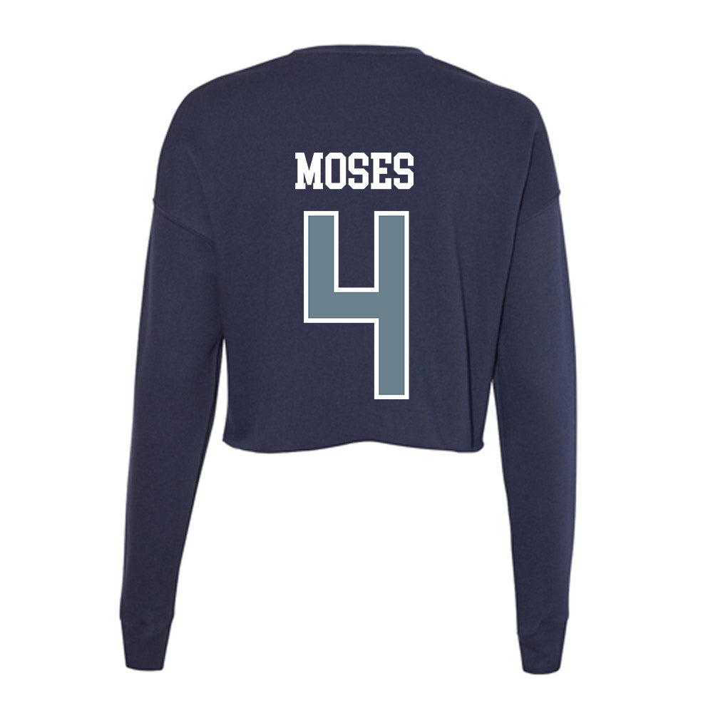 Howard - NCAA Men's Soccer : Donovan Moses - Women's Cropped Crew Fleece-1