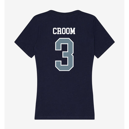 Howard - NCAA Women's Lacrosse : Leah Croom - Women's V-Neck T-Shirt-1