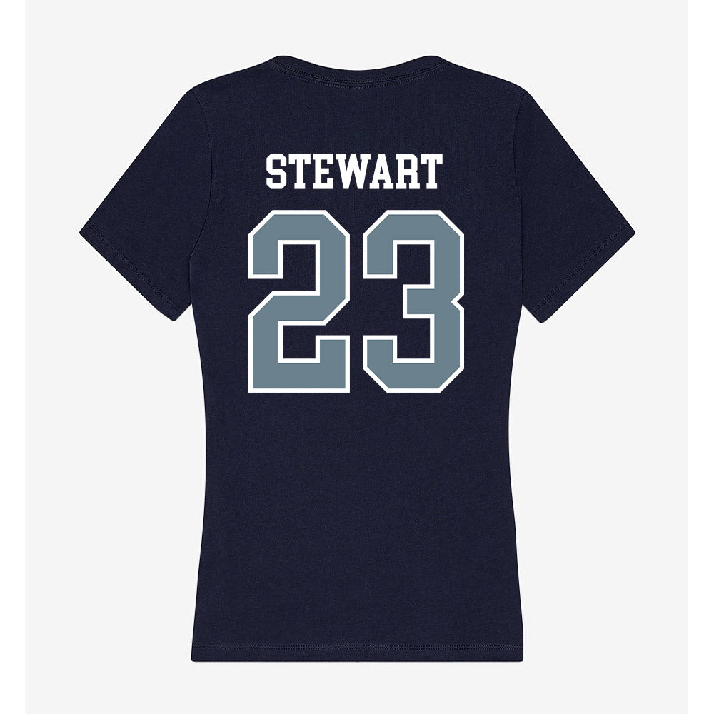 Howard - NCAA Women's Basketball : Zoe Stewart - Women's V-Neck T-Shirt-1