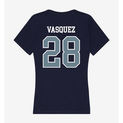 Howard - NCAA Women's Lacrosse : Tea Vasquez - Women's V-Neck T-Shirt-1