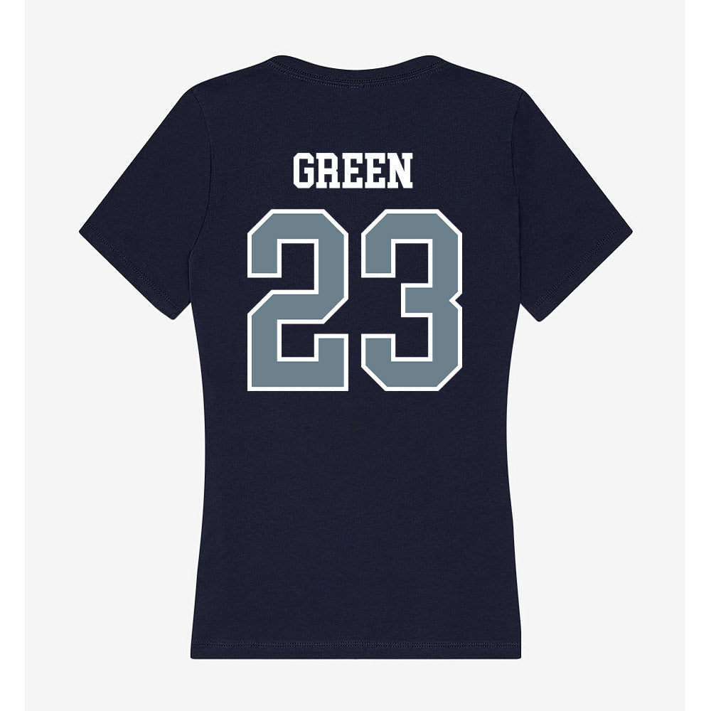 Howard - NCAA Football : Julian Green - Women's V-Neck T-Shirt-1