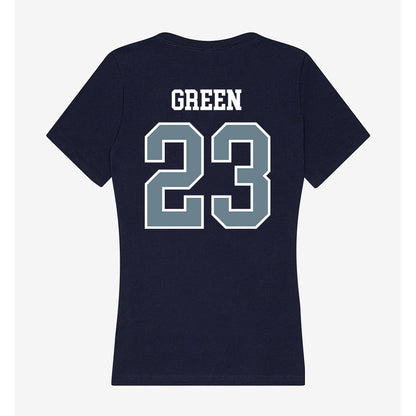 Howard - NCAA Football : Julian Green - Women's V-Neck T-Shirt-1
