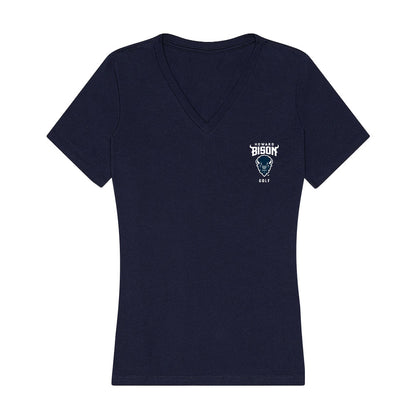 Howard - NCAA Men's Golf : John Thompson - Women's V-Neck T-Shirt-0