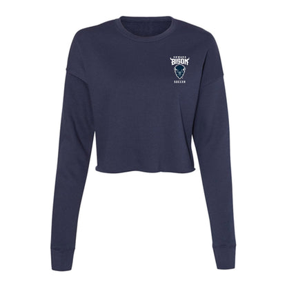 Howard - NCAA Men's Soccer : Donovan Moses - Women's Cropped Crew Fleece-0