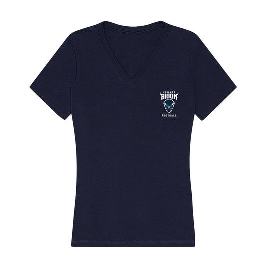 Howard - NCAA Football : KD Mosley - Women's V-Neck T-Shirt-0