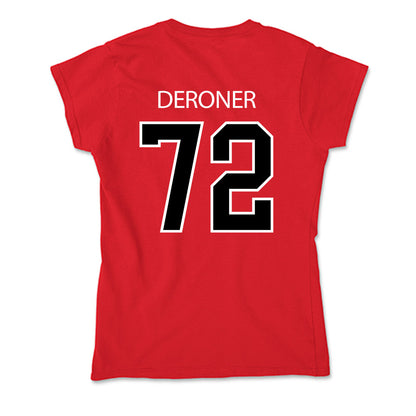Marist - NCAA Football : Carson DeRoner - Soft Style Women’s T-Shirt-1