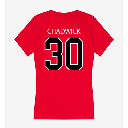 Marist - NCAA Men's Lacrosse : Matthew Chadwick - Women's V-Neck T-Shirt-1