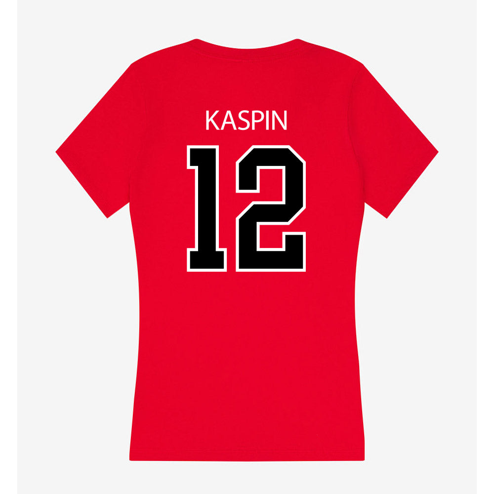 Marist - NCAA Men's Soccer : Ben Kaspin - Women's V-Neck T-Shirt-1