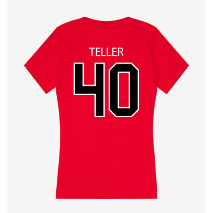 Marist - NCAA Football : Jack Teller - Women's V-Neck T-Shirt-1