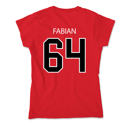 Marist - NCAA Football : Jake Fabian - Soft Style Women’s T-Shirt-1