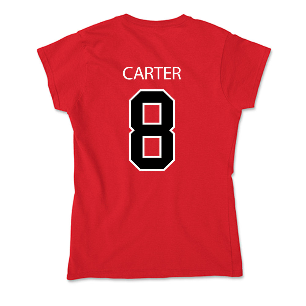 Marist - NCAA Football : Garrett Carter - Soft Style Women’s T-Shirt-1