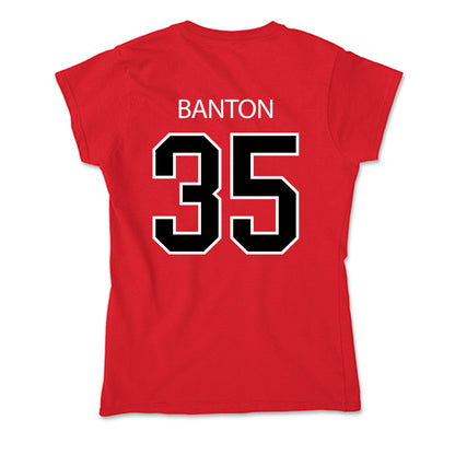 Marist - NCAA Football : Nathaniel Banton - Soft Style Women’s T-Shirt-1