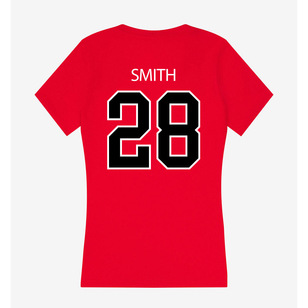 Marist - NCAA Football : Rechee Smith - Women's V-Neck T-Shirt-1