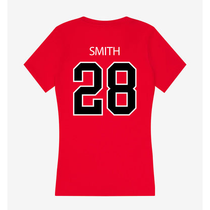 Marist - NCAA Football : Rechee Smith - Women's V-Neck T-Shirt-1
