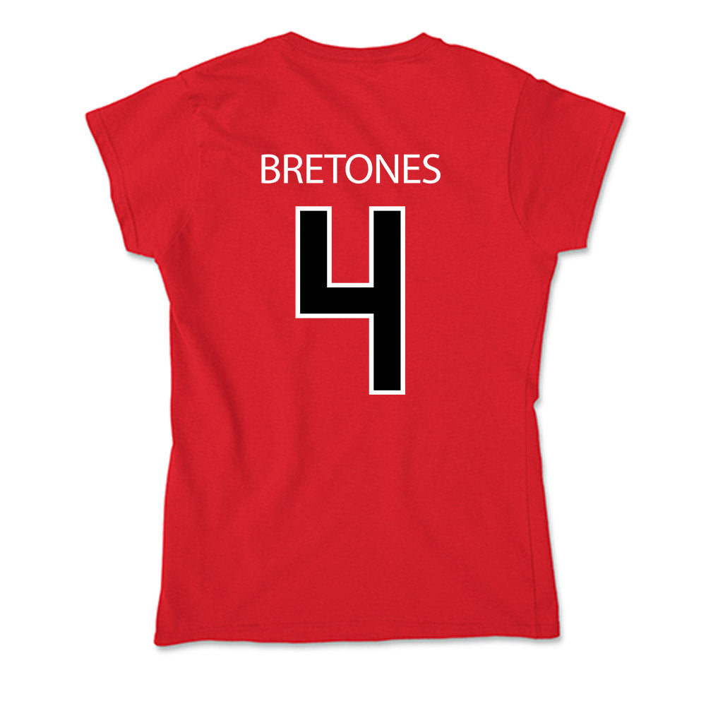 Marist - NCAA Women's Basketball : Kasey Bretones - Soft Style Women’s T-Shirt-1