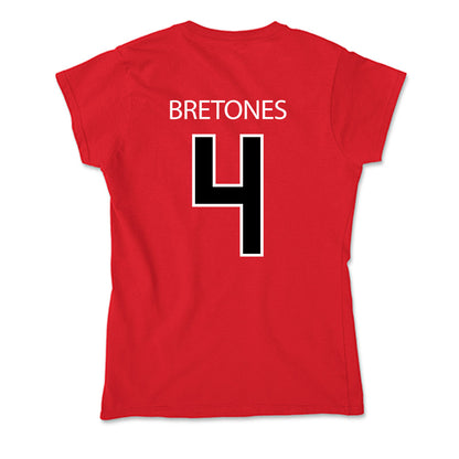 Marist - NCAA Women's Basketball : Kasey Bretones - Soft Style Women’s T-Shirt-1