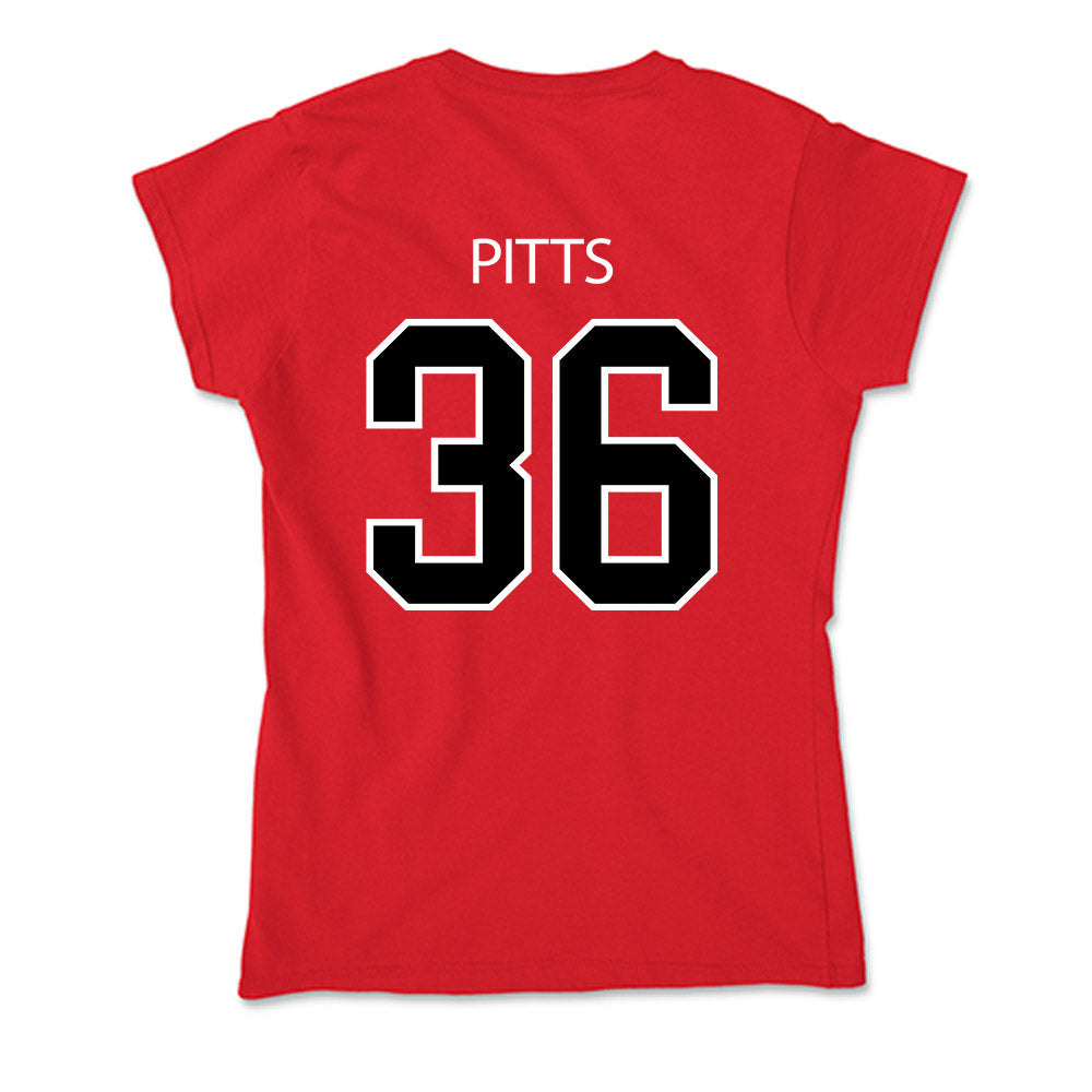 Marist - NCAA Football : Corey Pitts - Soft Style Women’s T-Shirt-1