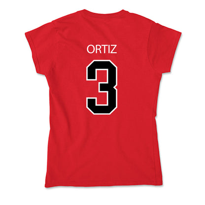 Marist - NCAA Men's Soccer : Ethan Ortiz - Soft Style Women’s T-Shirt-1