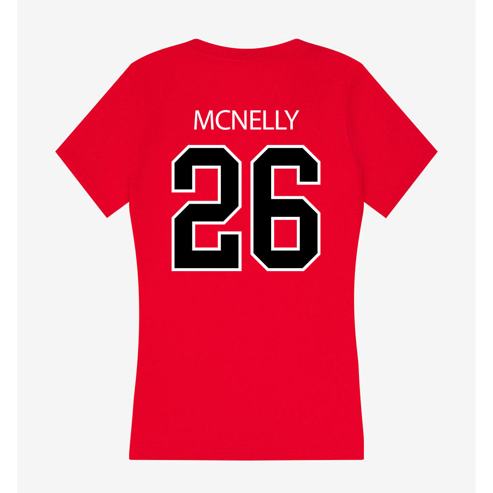 Marist - NCAA Baseball : Aydan McNelly - Women's V-Neck T-Shirt-1