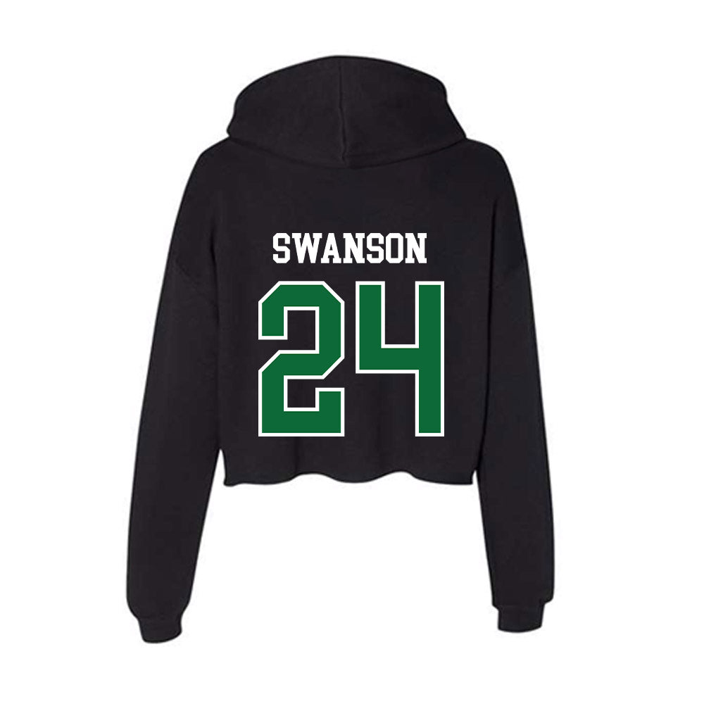 UW Parkside - NCAA Baseball : Parker Swanson - Women's Crop Fleece Hoodie-1