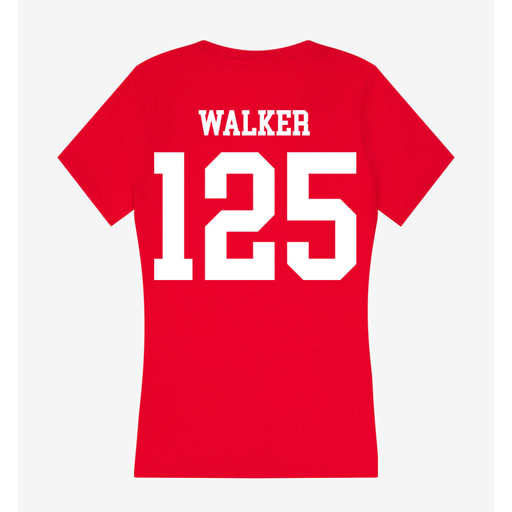 MSUM - NCAA Wrestling : Landon Walker - Women's V-Neck T-Shirt-1