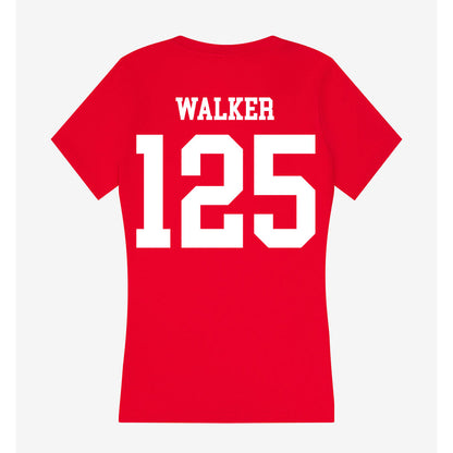 MSUM - NCAA Wrestling : Landon Walker - Women's V-Neck T-Shirt-1