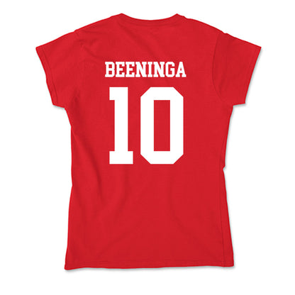 MSUM - NCAA Men's Basketball : Eddie Beeninga - Soft Style Women’s T-Shirt-1