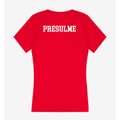 MSUM - NCAA Women's Track & Field : Ahniesha Presulme - Women's V-Neck T-Shirt-1