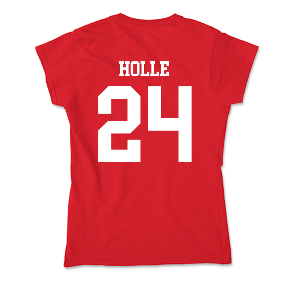 MSUM - NCAA Women's Basketball : Mara Holle - Soft Style Women’s T-Shirt-1