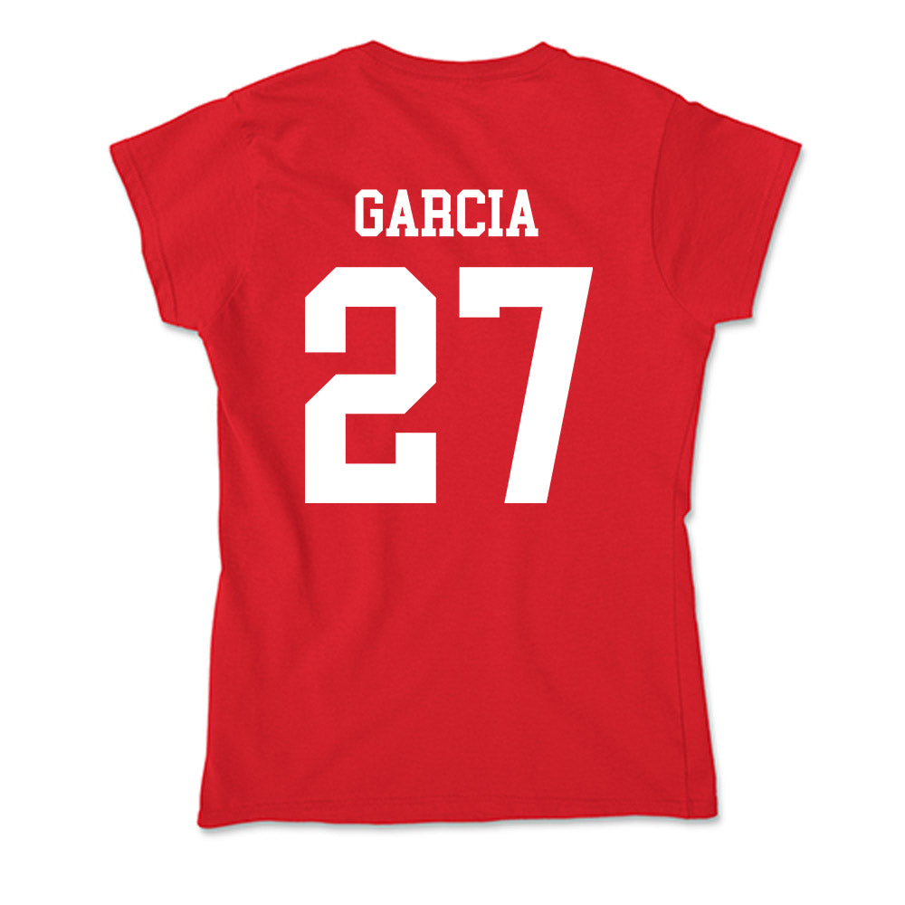MSUM - NCAA Softball : Lisa Garcia - Soft Style Women’s T-Shirt-1