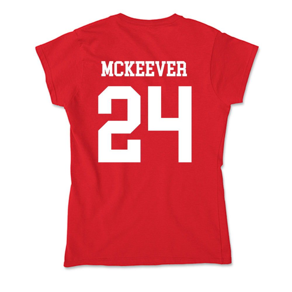 MSUM - NCAA Softball : Riley McKeever - Soft Style Women’s T-Shirt-1