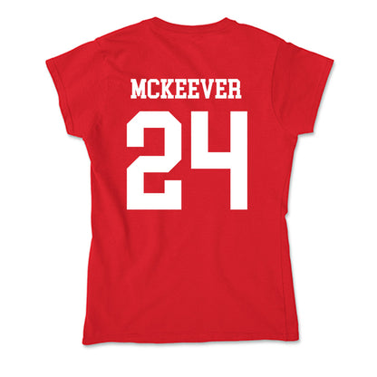 MSUM - NCAA Softball : Riley McKeever - Soft Style Women’s T-Shirt-1