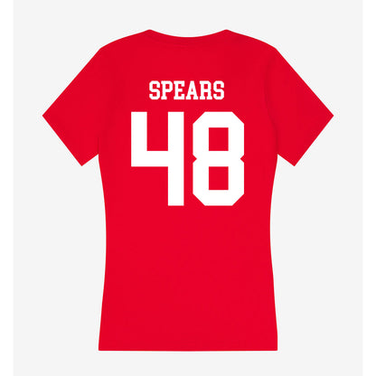 MSUM - NCAA Football : Brayden Spears - Women's V-Neck T-Shirt-1