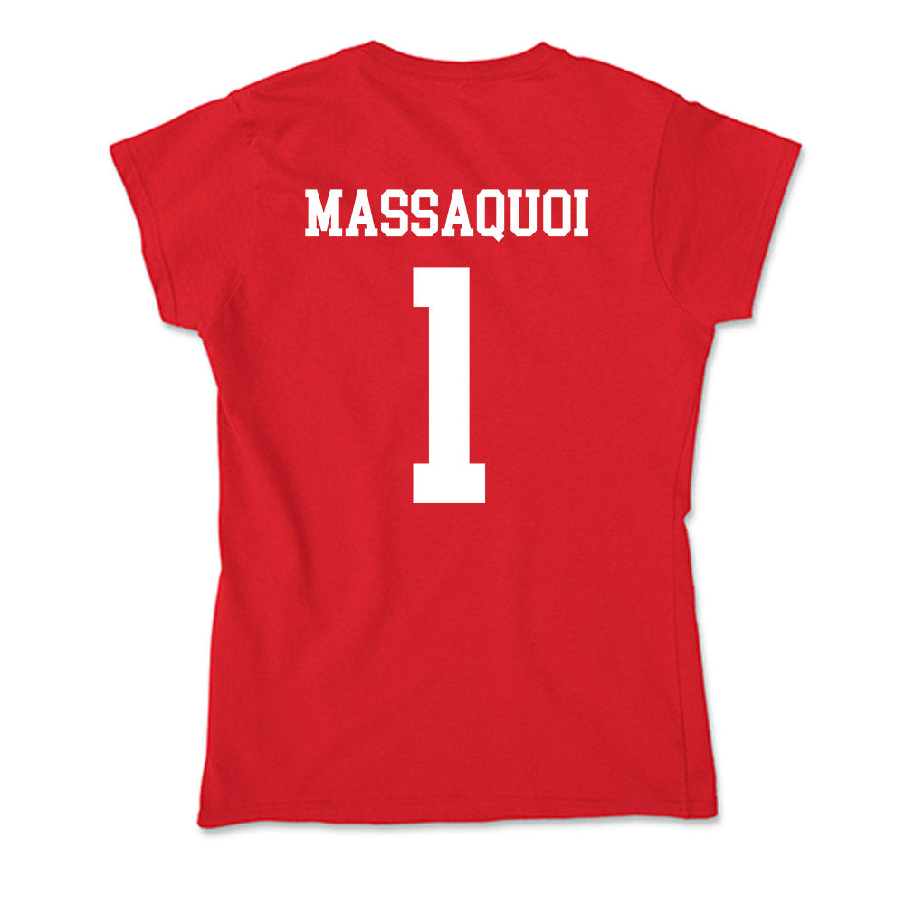 MSUM - NCAA Women's Basketball : Grace Massaquoi - Soft Style Women’s T-Shirt-1