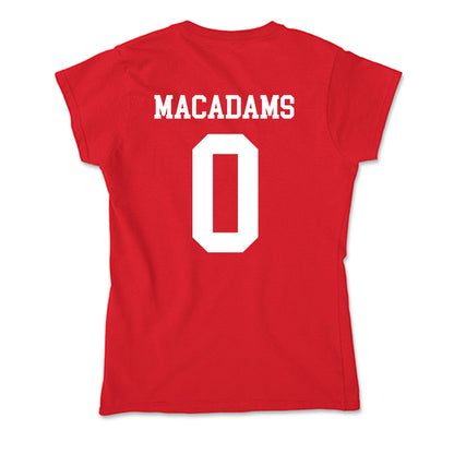 MSUM - NCAA Women's Basketball : Julia MacAdams - Soft Style Women’s T-Shirt-1