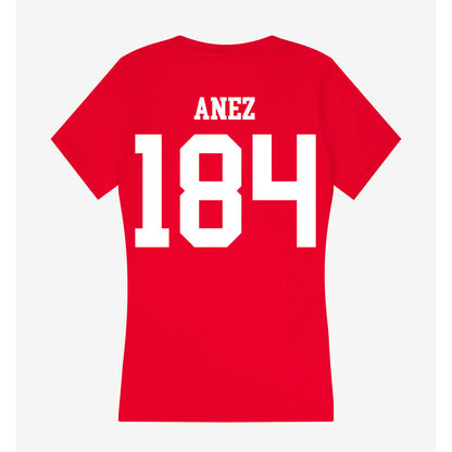 MSUM - NCAA Wrestling : Jonas Anez - Women's V-Neck T-Shirt-1